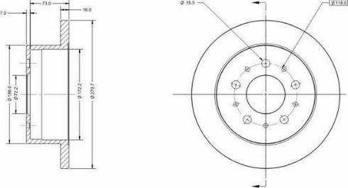 Remy RAD1188C - Тормозной диск autospares.lv