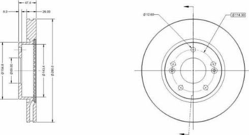 Remy RAD1176C - Тормозной диск autospares.lv