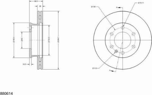 Remy RAD1178C - Тормозной диск autospares.lv