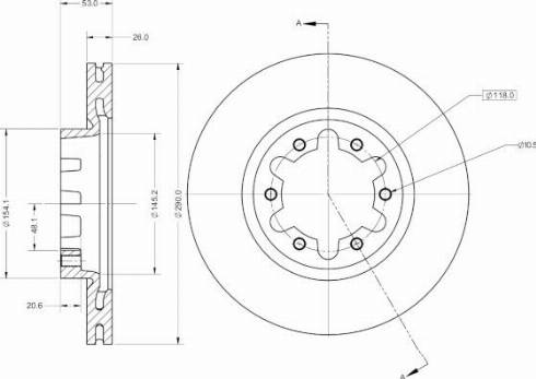 Remy RAD1896C - Тормозной диск autospares.lv