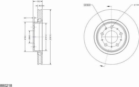 Remy RAD1852C - Тормозной диск autospares.lv