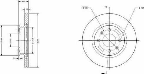 Remy RAD1803C - Тормозной диск autospares.lv