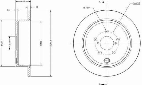 Remy RAD1811C - Тормозной диск autospares.lv