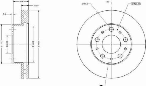 Remy RAD1886C - Тормозной диск autospares.lv