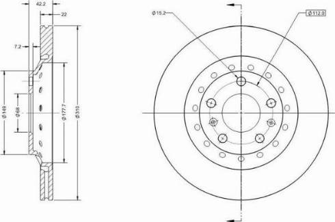 Remy RAD1881C - Тормозной диск autospares.lv