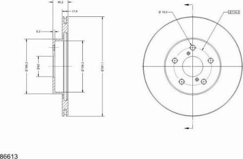 Remy RAD1888C - Тормозной диск autospares.lv