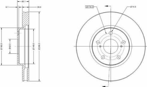 Remy RAD1823C - Тормозной диск autospares.lv