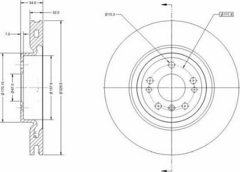 Remy RAD1872C - Тормозной диск autospares.lv