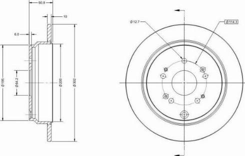 Remy RAD1352C - Тормозной диск autospares.lv