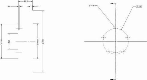 Remy RAD1366C - Тормозной диск autospares.lv