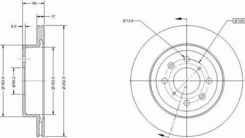 Remy RAD1300C - Тормозной диск autospares.lv