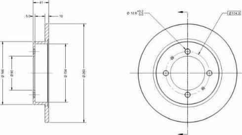 Remy RAD1301C - Тормозной диск autospares.lv