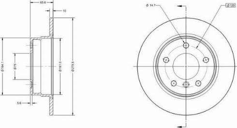 Remy RAD1380C - Тормозной диск autospares.lv