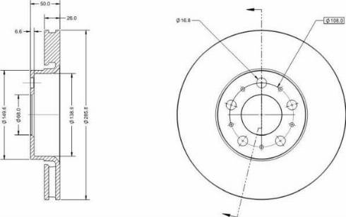 Remy RAD1388C - Тормозной диск autospares.lv