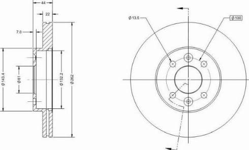 Remy RAD1383C - Тормозной диск autospares.lv