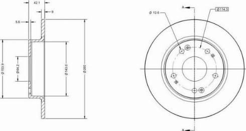 Remy RAD1336C - Тормозной диск autospares.lv