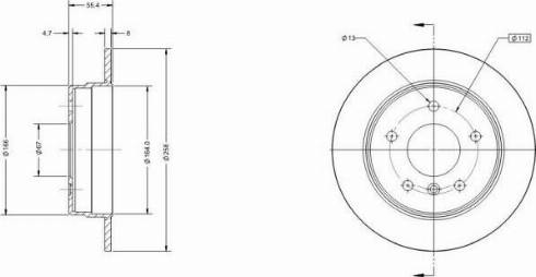 Remy RAD1378C - Тормозной диск autospares.lv