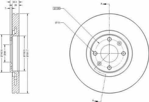 Remy RAD1377C - Тормозной диск autospares.lv