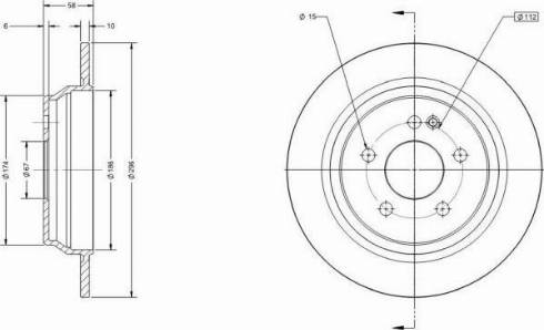 Remy RAD1254C - Тормозной диск autospares.lv