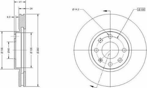 Remy RAD1208C - Тормозной диск autospares.lv