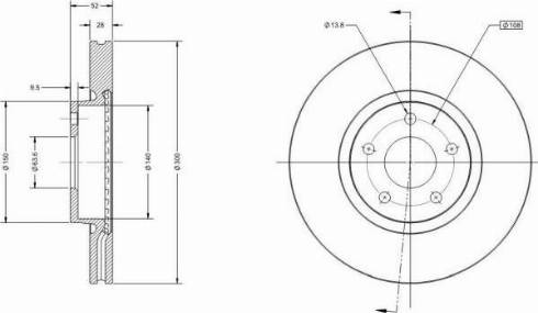 Remy RAD1215C - Тормозной диск autospares.lv