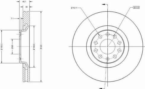 Remy RAD1284C - Тормозной диск autospares.lv