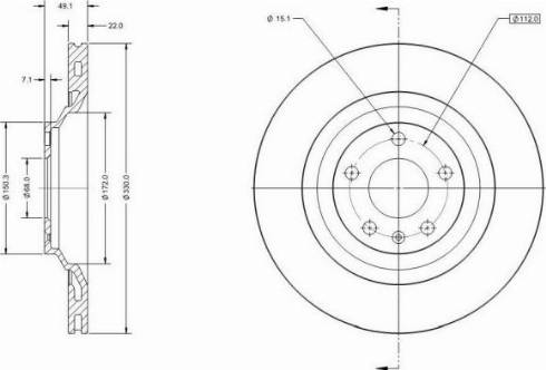 Remy RAD1283C - Тормозной диск autospares.lv