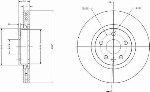 Remy RAD1234C - Тормозной диск autospares.lv