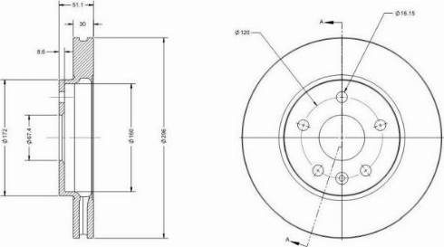 Remy RAD1231C - Тормозной диск autospares.lv