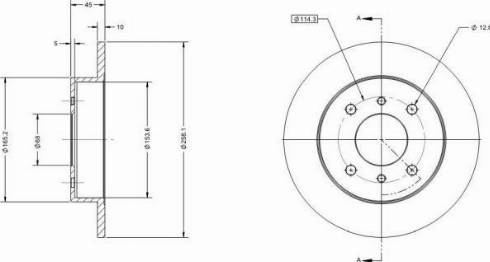 Remy RAD1227C - Тормозной диск autospares.lv