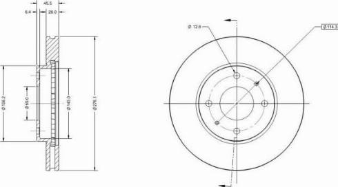 Remy RAD1790C - Тормозной диск autospares.lv