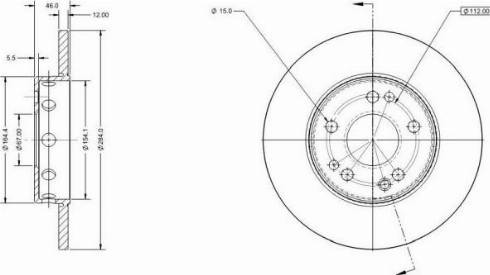 Remy RAD1764C - Тормозной диск autospares.lv