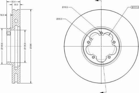 Remy RAD1767C - Тормозной диск autospares.lv