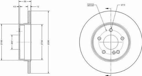 Remy RAD1701C - Тормозной диск autospares.lv