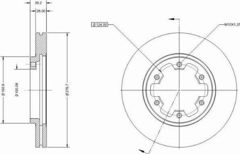 Remy RAD1776C - Тормозной диск autospares.lv