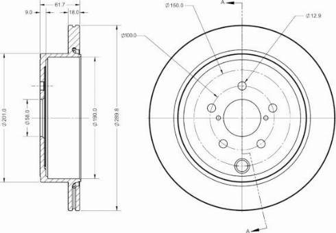 Remy RAD2441C - Тормозной диск autospares.lv