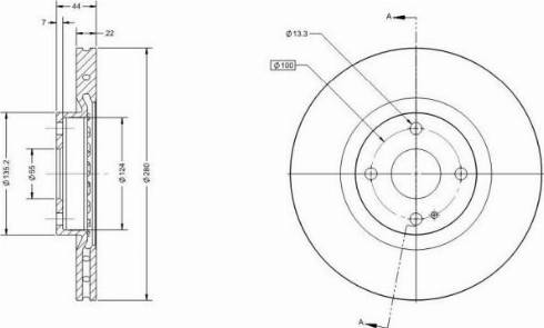 Remy RAD2459C - Тормозной диск autospares.lv