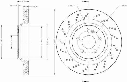 Remy RAD2454C - Тормозной диск autospares.lv