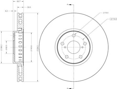 Remy RAD2408C - Тормозной диск autospares.lv