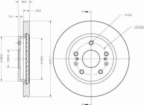 Remy RAD2410C - Тормозной диск autospares.lv