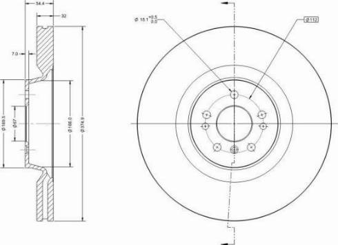 Remy RAD2412C - Тормозной диск autospares.lv