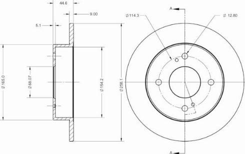 Remy RAD2488C - Тормозной диск autospares.lv