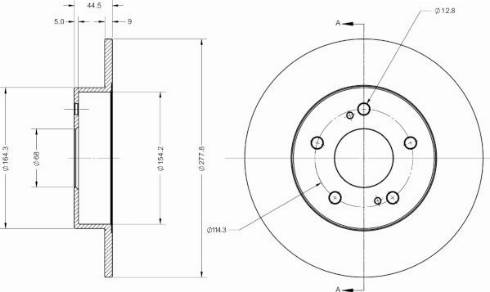 Remy RAD2420C - Тормозной диск autospares.lv