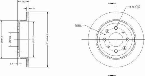 Remy RAD2479C - Тормозной диск autospares.lv