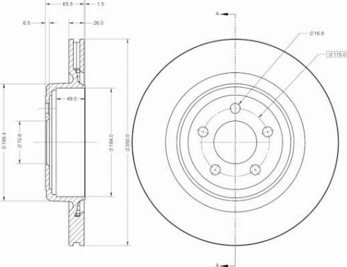 Remy RAD2478C - Тормозной диск autospares.lv