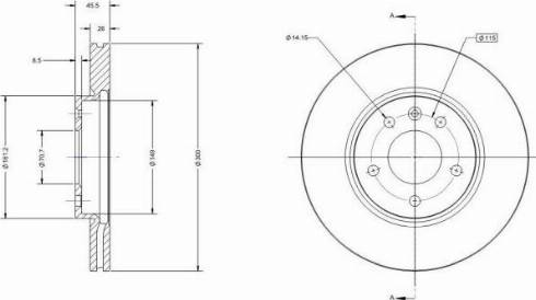 Remy RAD2596C - Тормозной диск autospares.lv