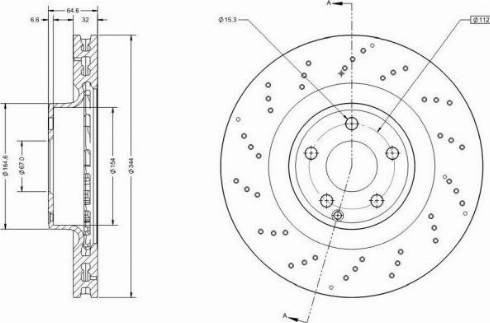 Remy RAD2597C - Тормозной диск autospares.lv