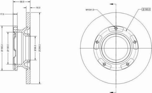 Remy RAD2565C - Тормозной диск autospares.lv