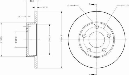 Remy RAD2640C - Тормозной диск autospares.lv