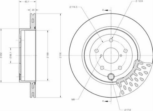 Remy RAD2616C - Тормозной диск autospares.lv